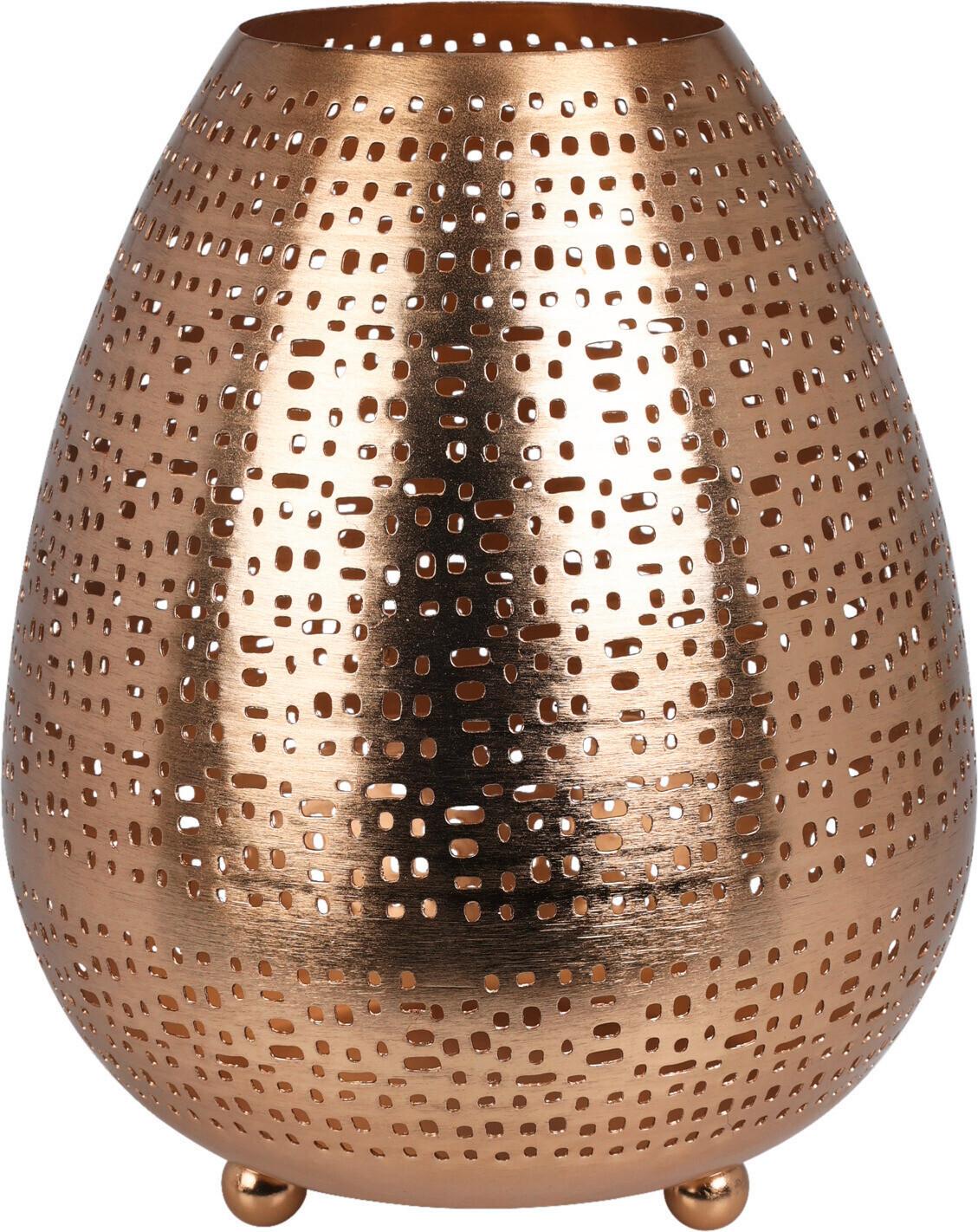 Teamécsestartó Glam Living - aranyszínű, Basics, fém (17,5/21cm)
