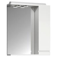 SPIEGELSCHRANK SILORA L - Weiss, Modern, Glas/Holzwerkstoff (60/71/14cm) - MID.YOU