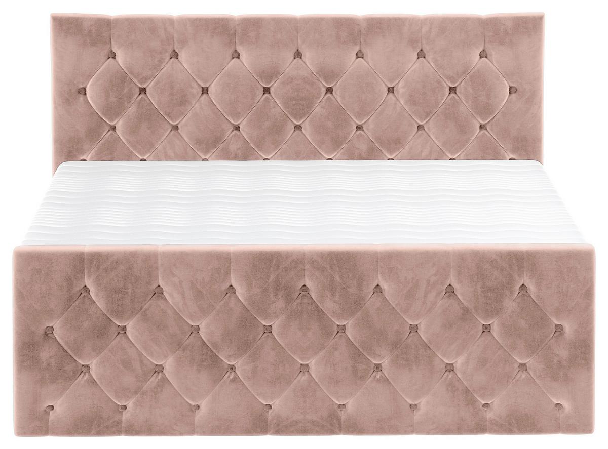 PAT BOXSPRING ELIO - bej/roz antic, Romantik / Landhaus, textil (180/200cm) - James Wood