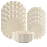 Servis Za Ručavanje 12/1 Organic Shape - boja peska, Moderno, keramika - Mömax