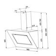 DUNSTABZUGSHAUBE CH 99040-90 W - Edelstahlfarben/Weiß, Basics, Glas/Metall (90/90-126/41,8cm) - Livetastic DUNSTABZUGSHAUBE CH 99040-90 W - Edelstahlfarben/Weiß, Basics, Glas/Metall (90/90-126/41,8cm) - Livetastic
