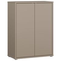 Omara Za Čevlje Alice, Rjavosiva - rjavosiva/siva, Moderno, umetna masa/leseni material (74,5/99,1/34,9cm) - Modern Living
