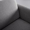 RELAXFÅTÖLJ PIA - mörkgrå/naturfärgad, Modern, trä/textil (86/76/75cm) - Bessagi Home