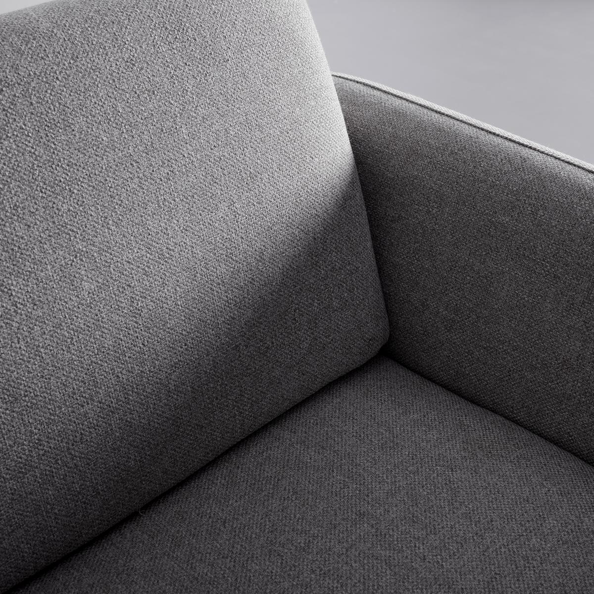 Sessel Pia Dunkelgrau Webstoff - Dunkelgrau/Naturfarben, MODERN, Holz/Textil (86/76/75cm) - Bessagi Home