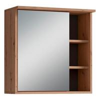 Spiegelschrank Wellness mit LED 1 Tür BHT 60x61x28 cm - MODERN, Glas/Holzwerkstoff (60/61/28cm) - MID.YOU