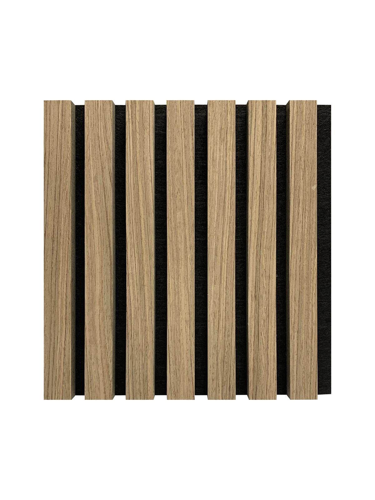 Akustikpaneel Noise Schwarz/Walnussfarben - Walnussfarben/Schwarz, MODERN, Holz/Holzwerkstoff (60/120/2,1cm)