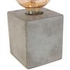 BORDSLAMPA STON - grå/svart, Modern, plast/sten (9,5/9,5/11cm) - Mömax