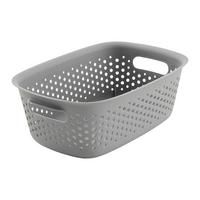 Coșuleț pentru depozitare Maja - cca. 3,5L - gri, Modern, plastic (28/19,5/10,5cm) - Mömax