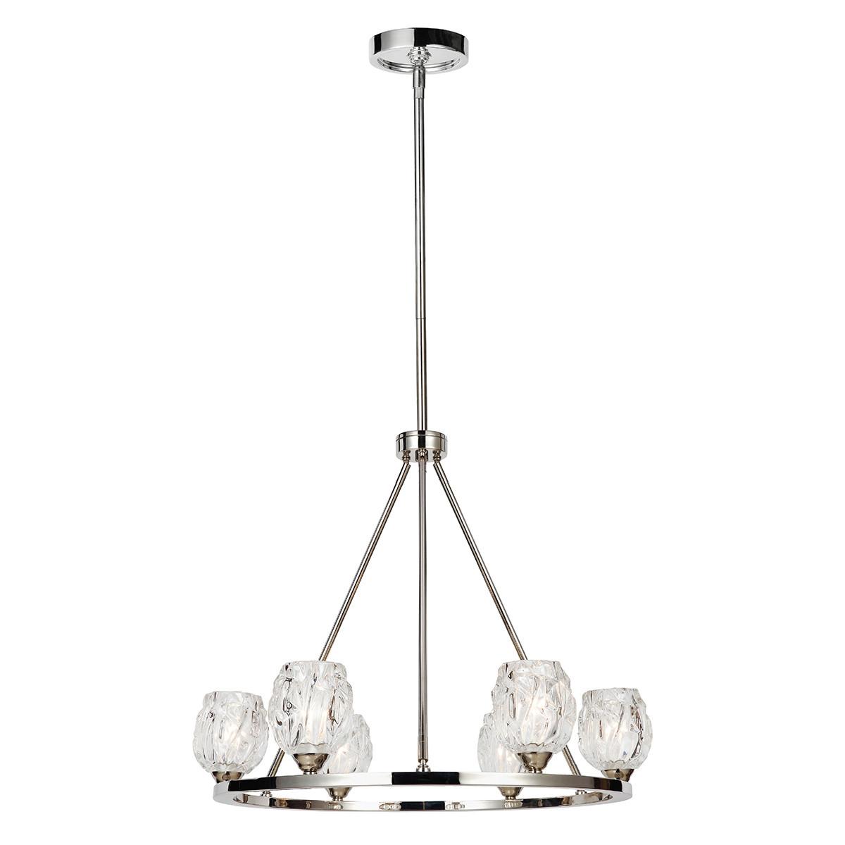 Luster Rubin - boje nikla, Konvencionalno, staklo/metal (67.3/65 cm) - Elstead Lighting