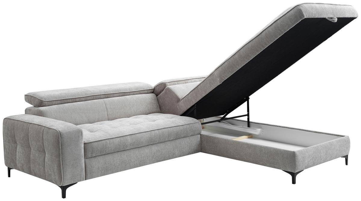 COLțAR TALIA - gri deschis, Basics, textil (251/70-90/203cm) - Modern Living