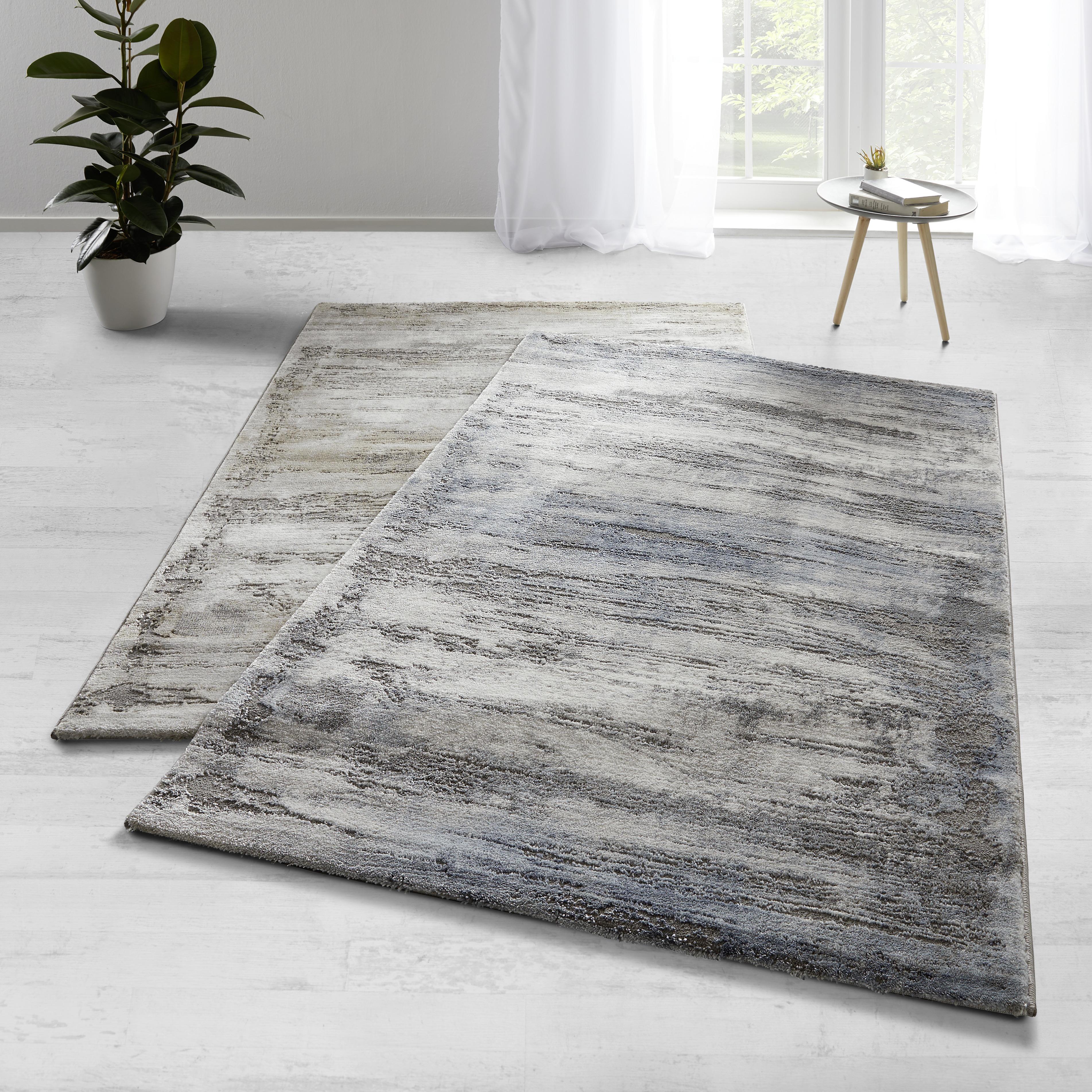 VÄVD MATTA OXFORD 2 - beige/grå, Basics, textil (120/170cm) - Mömax