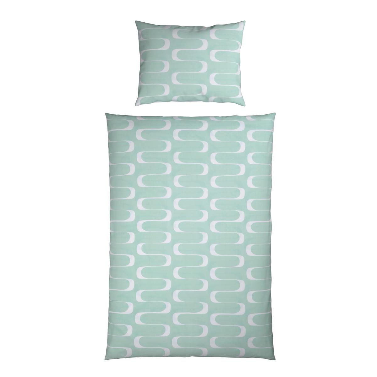 Bettwäsche Tina Wende Hellgrün ca. 140x200cm - Hellgrün, LIFESTYLE, Textil (140/200cm) - Mömax