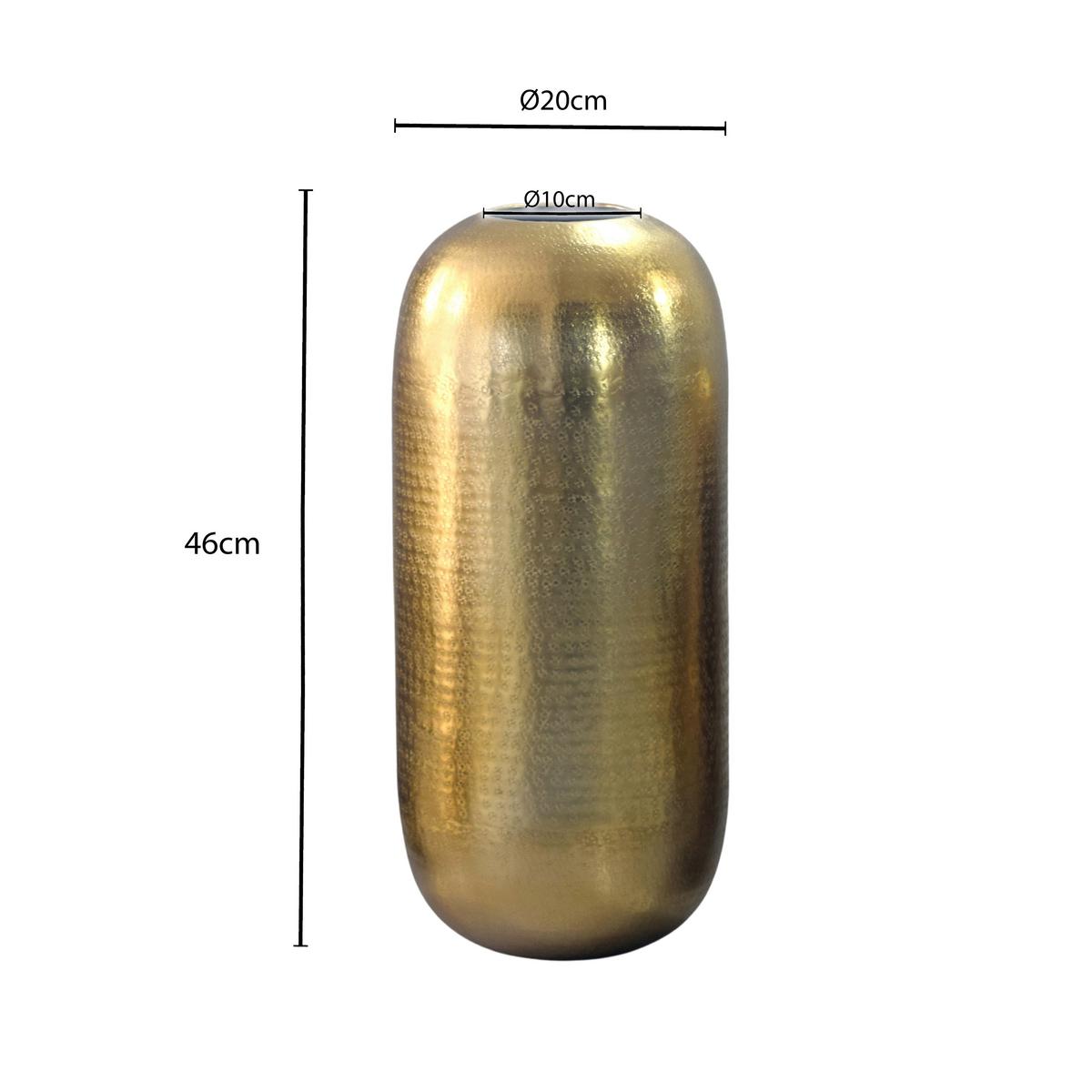 Vase Wl7.467 - Goldfarben, Design, Metall (20/45cm) - MID.YOU