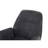 STOL MED ARMSTÖD QUEENS - svart/antracit, Design, metall/textil (60/89/64cm) - Mömax