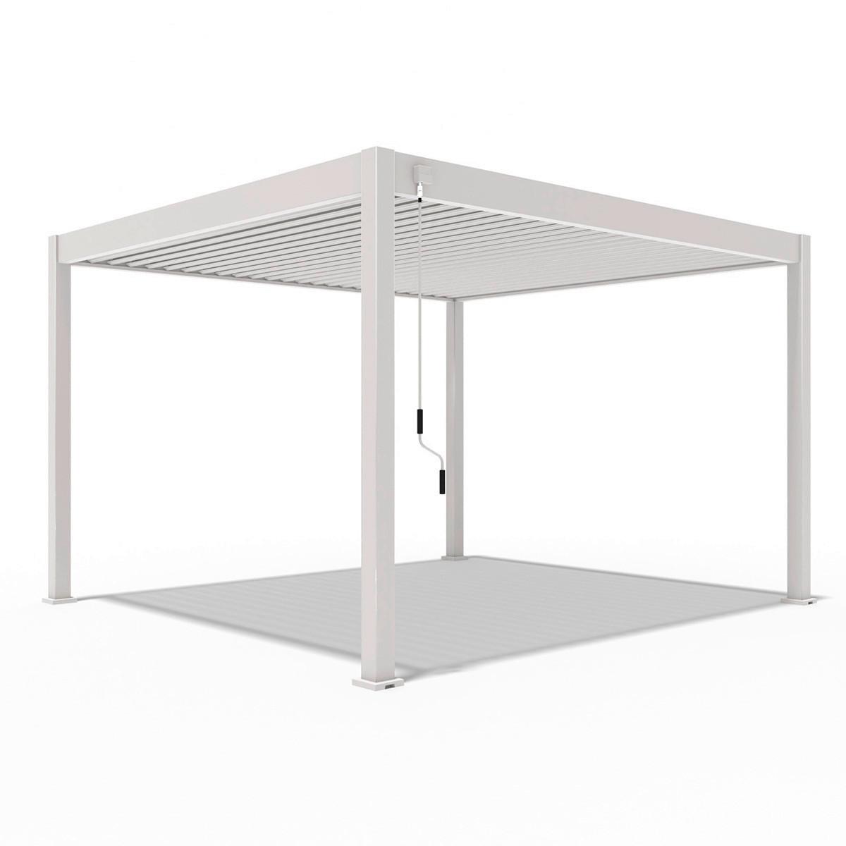 Pergola Superior, Biserna Barva, 3,6x4m - biserna, Basics, kovina (360/255/400cm) - Gardenson
