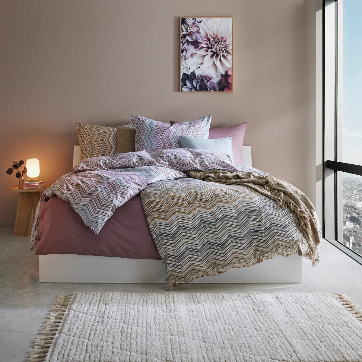 Bettwäsche ZickZack Beige ca. 140x200cm - Beige, KONVENTIONELL, Textil (140/200cm) - Mömax
