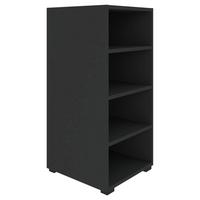 Regal Unit in Anthrazit - Anthrazit/Schwarz, Modern, Holzwerkstoff (45,6/89,6/40cm) - Based