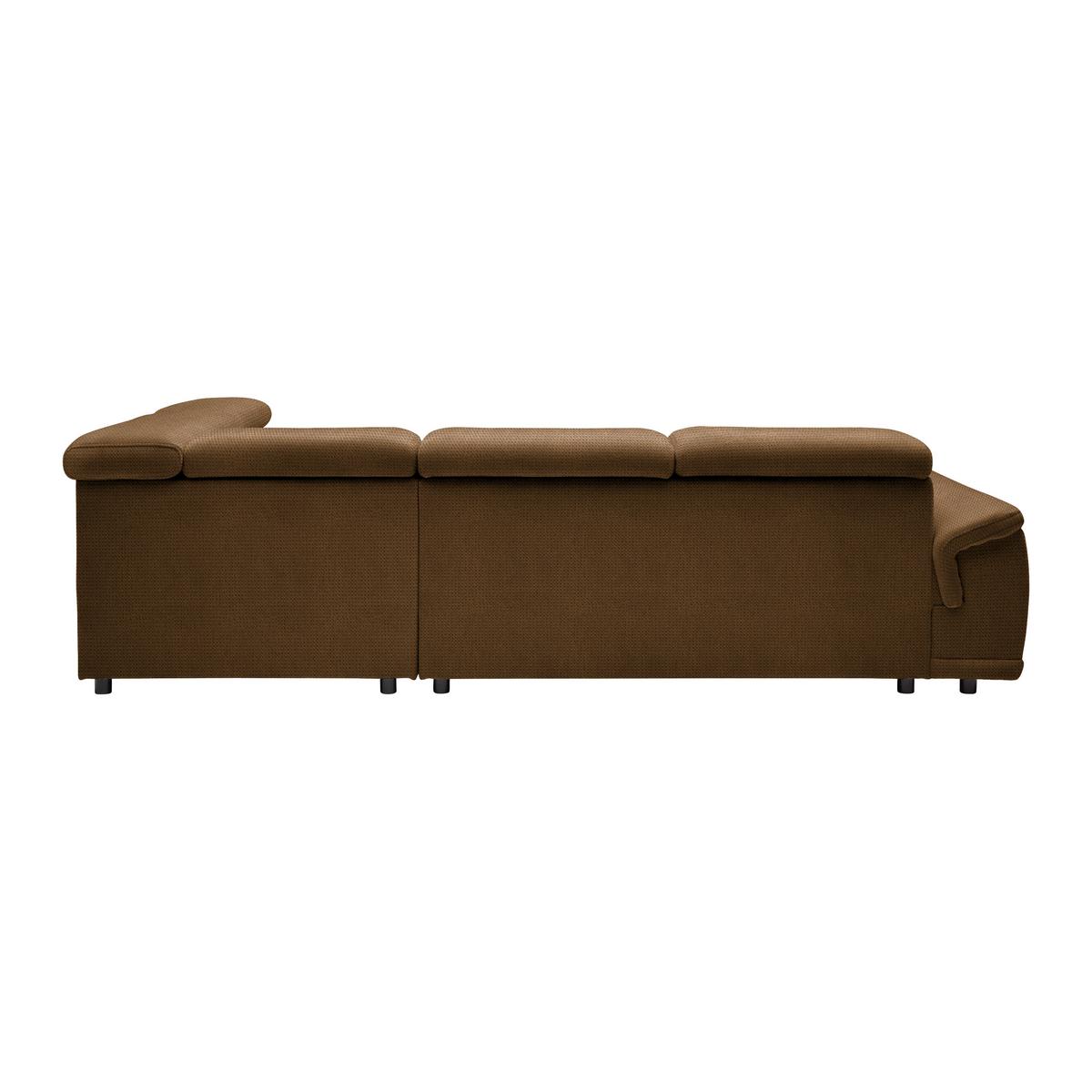 Kutna Garnitura Gremio - boje hrđe/crna, Moderno, tekstil/plastika (283/206cm) - Modern Living