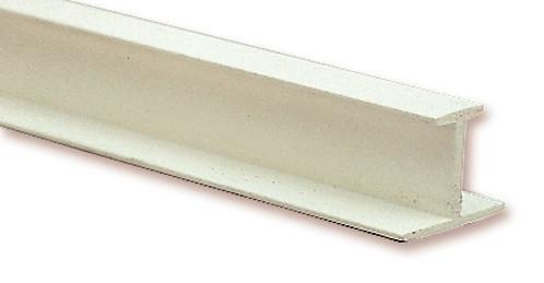T-sín 250cm - fehér, műanyag (250cm)