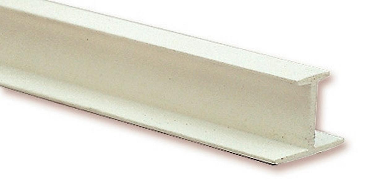 T-sín 250cm - fehér, műanyag (250cm)