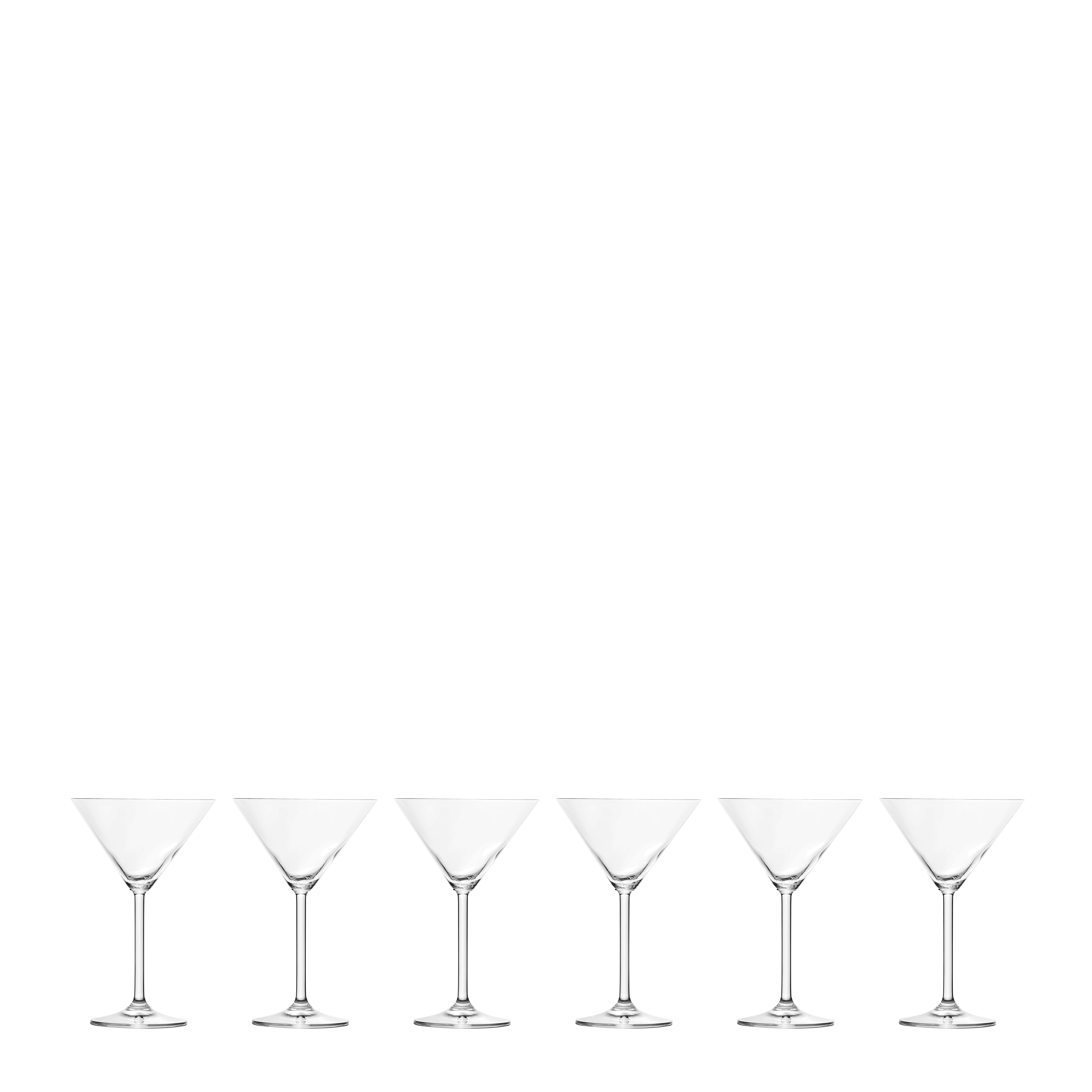 KOMPLET SZKŁA STOŁOWEGO 063320 - przejrzysty, Basics, szkło - Leonardo