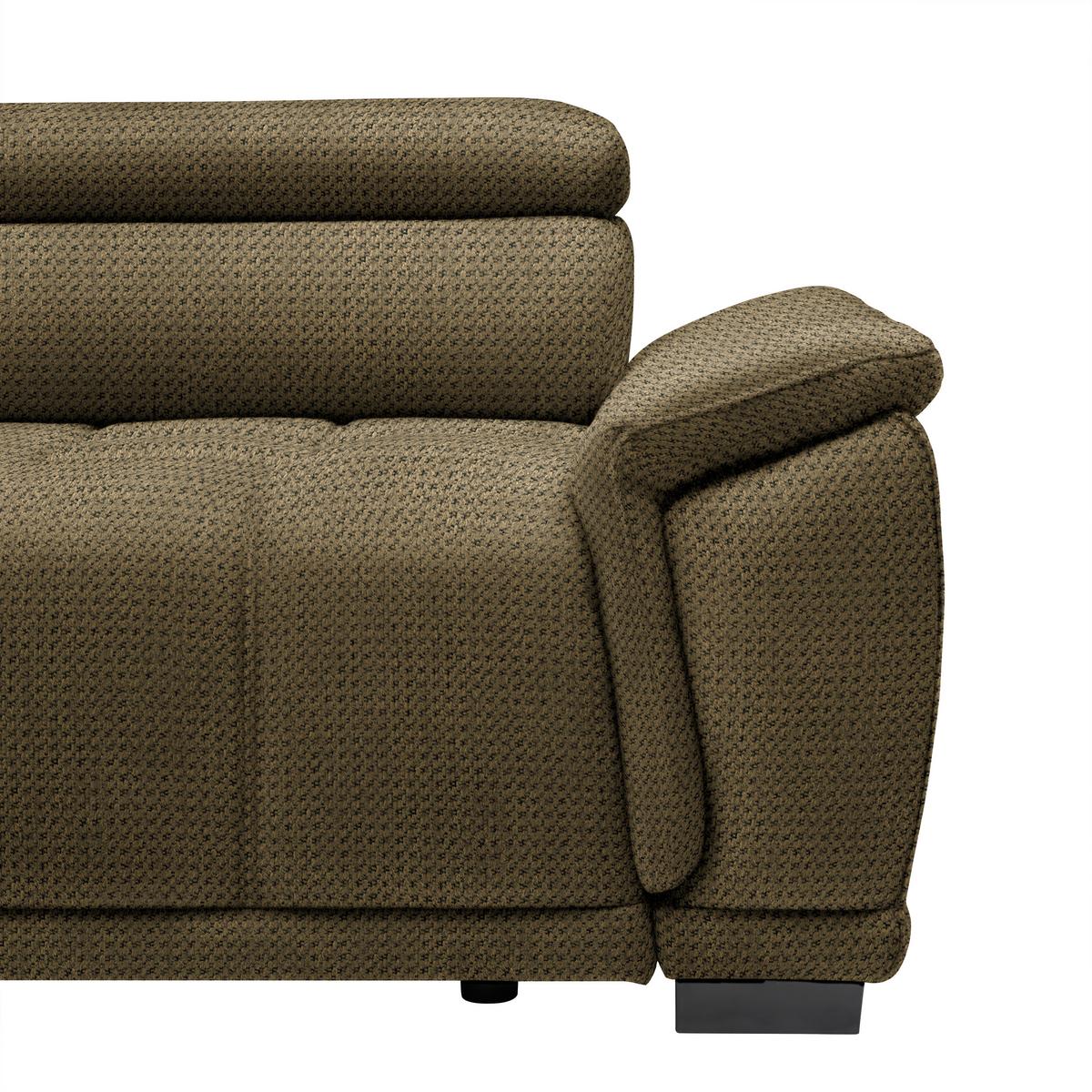 Kutna Garnitura Gremio - crna/taupe, Moderno, tekstil/plastika (206/283cm) - Modern Living