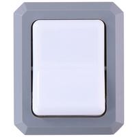 LED-Wandleuchte Jumbo in Grau - Grau, Kunststoff (18/14/4cm)