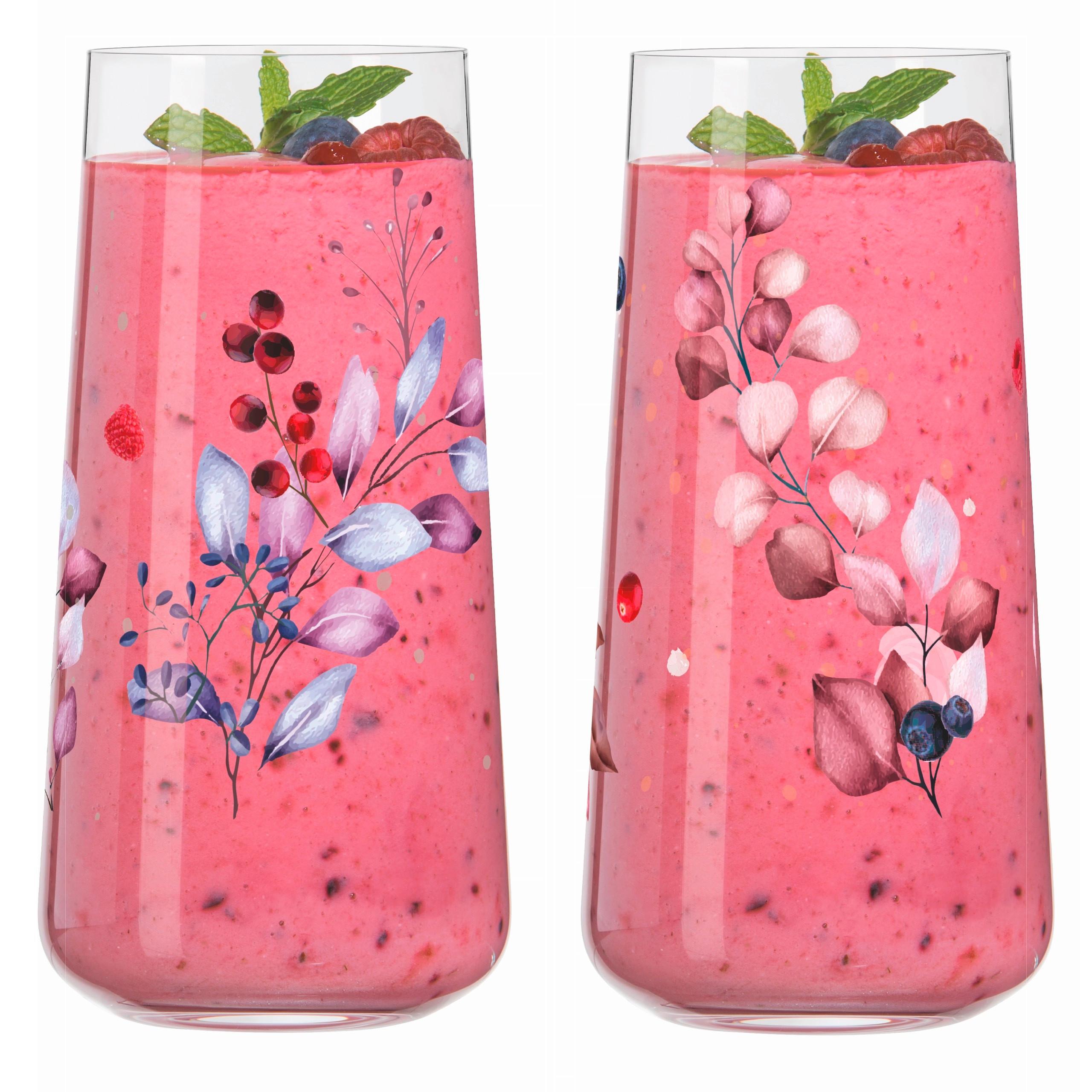 SZKLANKA DO DRINKÓW 6241001 - jaskrawy róż/czerwony, Lifestyle, szkło (614ml) - Ritzenhoff