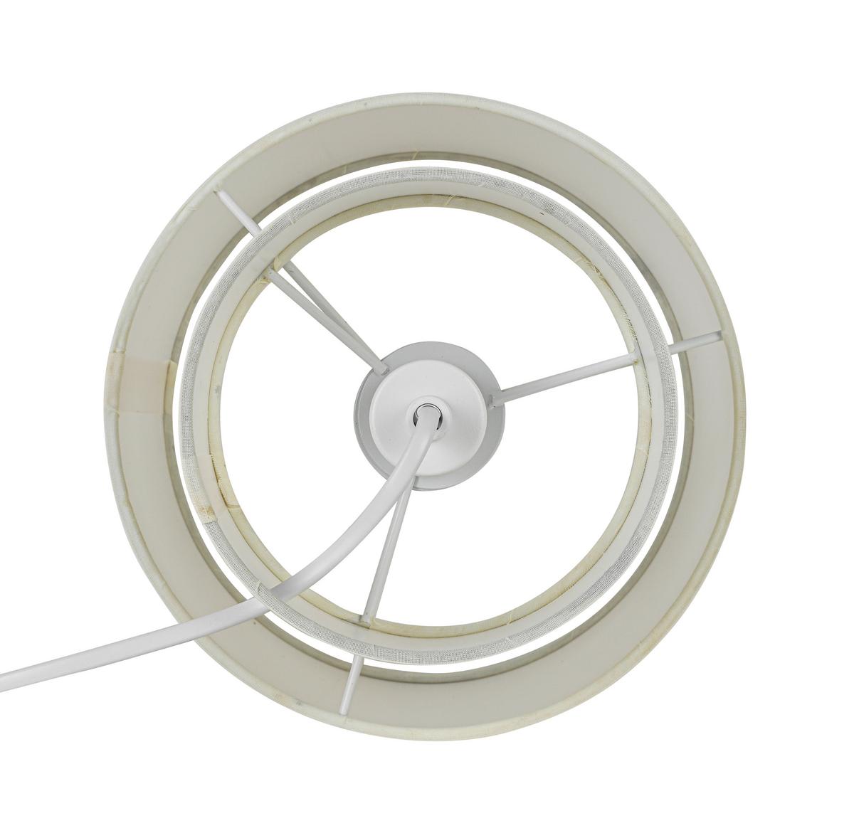 Namizna Svetilka Dhalia - krem barve/bela, Moderno, kovina/umetna masa (20/22cm) - Mömax