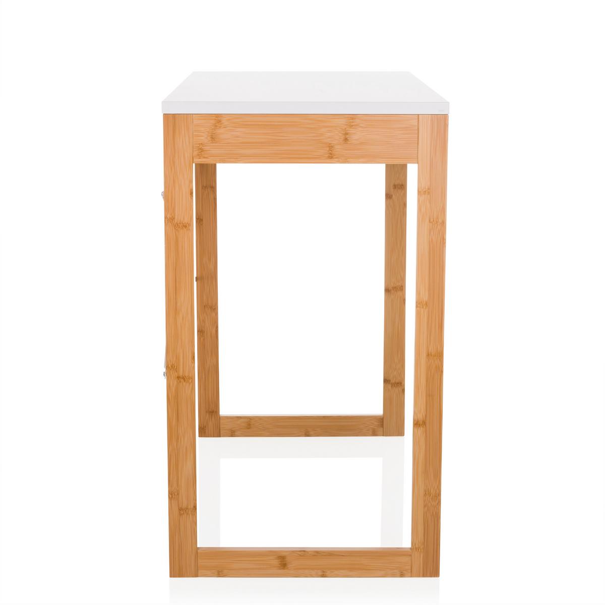 Pisalna Miza Tarolo, Bela - bela, Moderno, leseni material/les (80/75/42cm) - MID.YOU