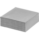 Serviette Kathleen Grau - Grau, Papier (33/33cm) - Mömax modern living