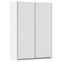 Ormar S Kliznim Vratima Subito - bijela/boje aluminija, Moderno, drvni materijal/metal (136/197/61cm) - Modern Living