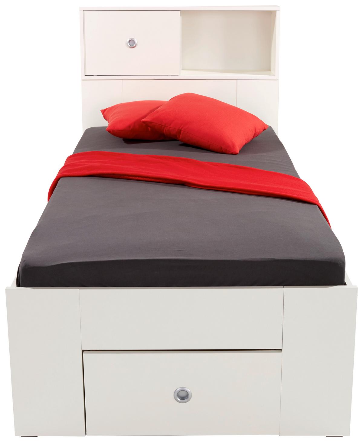 Rješenje Za Odlag. Iznad Krev. Azzurro 90 - bijela/boje hrasta, Konvencionalno, drvni materijal/plastika (95cm) - Based