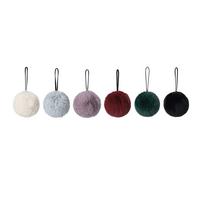 Viseća Dekoracija Fluffy - bijela/zelena, Moderno, tekstil (10cm) - Modern Living