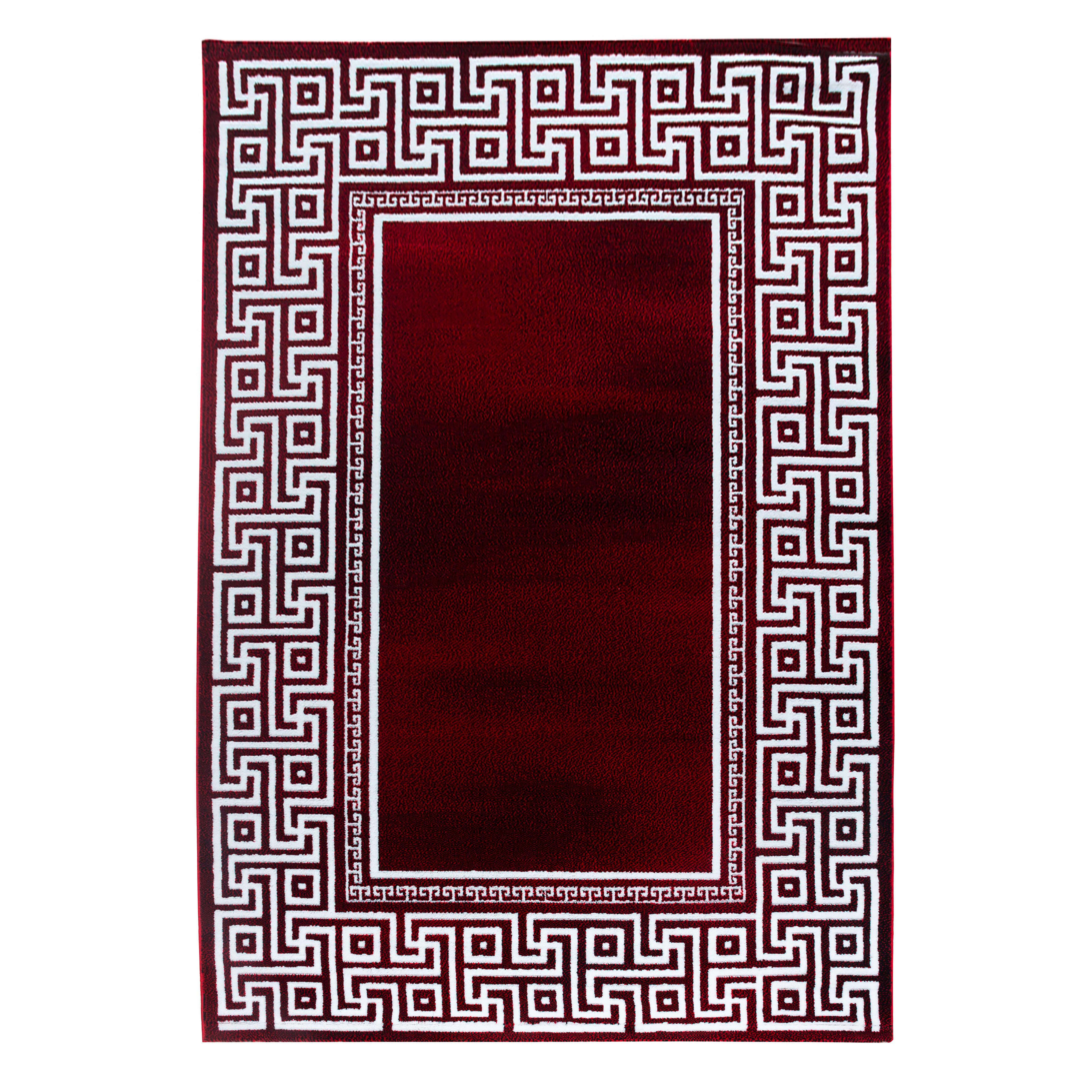 Flachwebeteppich Parma Rot ca. 240x340cm - Rot, Design, Textil (240/340cm) - Novel