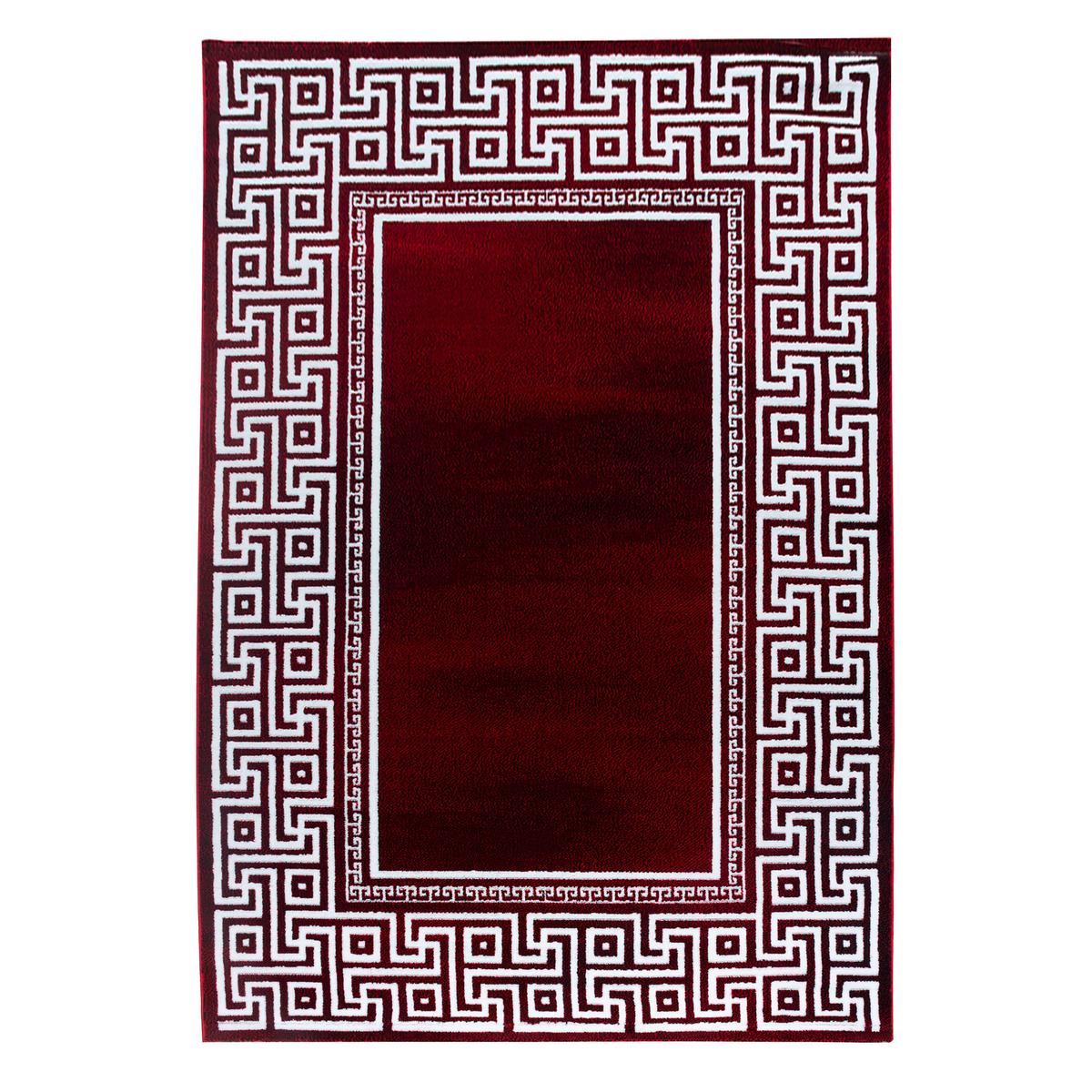 Flachwebeteppich Parma Rot ca. 240x340cm - Rot, Design, Textil (240/340cm) - Novel