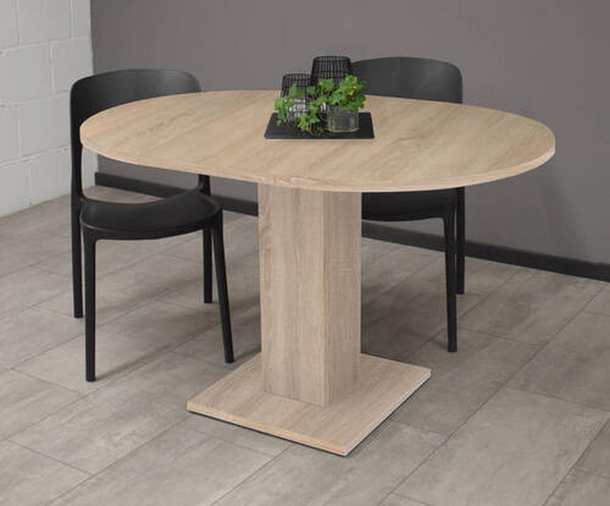 Ausziehtisch Tap in Sonoma Eiche - Sonoma Eiche, Basics, Holzwerkstoff (110-150/90/76cm) - Mömax