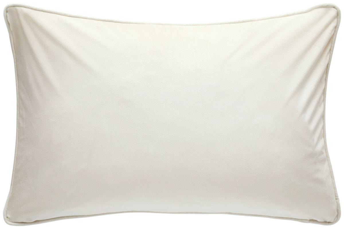 POSZEWKA NA PODUSZKĘ ZENATO SAMT UNI - szampanowy, Basics, tkanina (40/60cm) - Ambiente