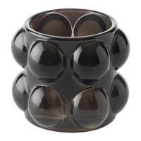 Kerzenhalter Linus Schwarz Ø ca. 8cm - Schwarz, Glas (8/7cm) - Mömax