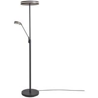 LED-Stehleuchte Franklin Anthrazit max. 35 Watt - Anthrazit, Design, Metall (35,2/181cm) - Trio Leuchten