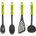 Set Ustensile De Bucătărie Andrea -based- - Negru/Roșu, Material plastic - BASED