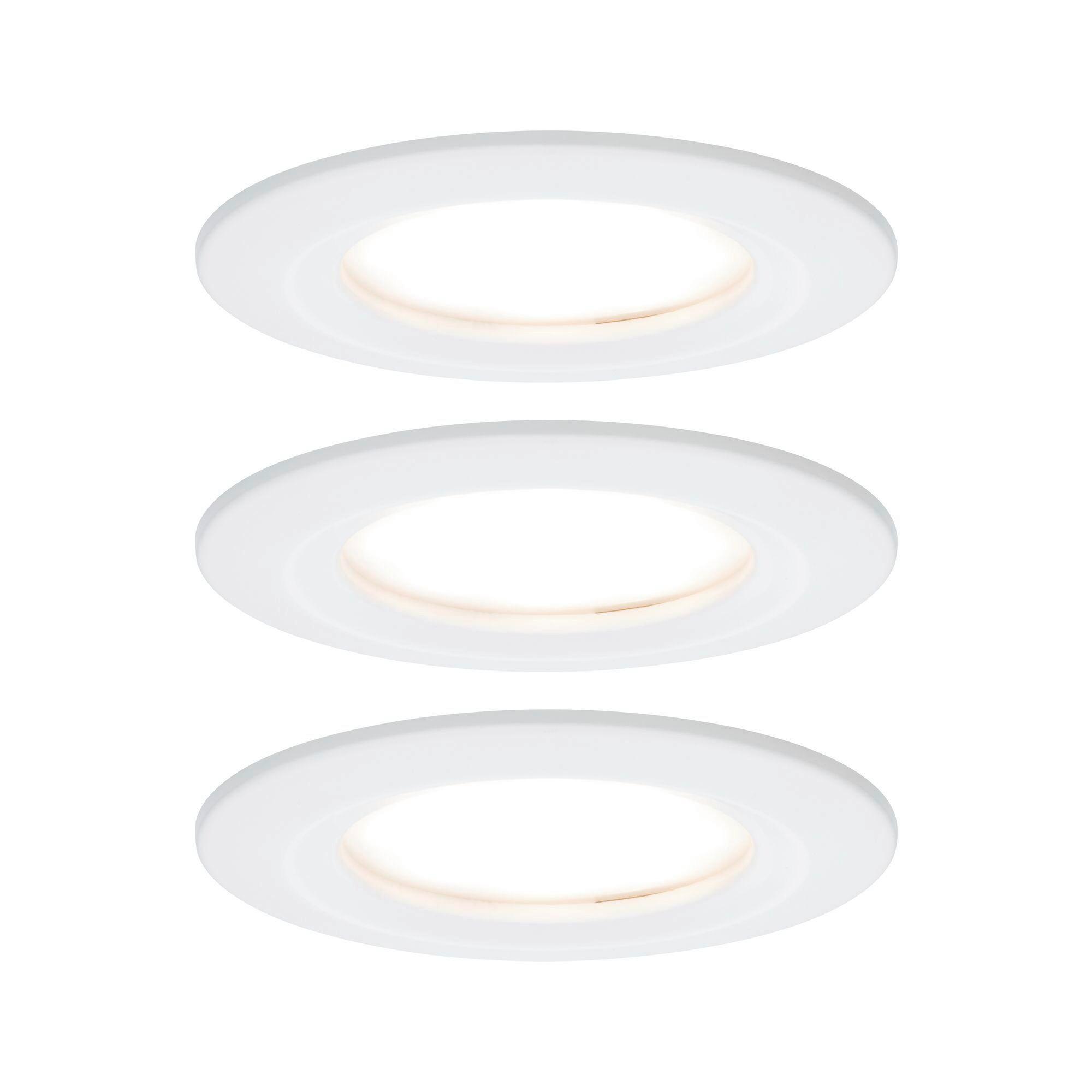 Deckenleuchte Nova max. 6,5 Watt, 3-teilig - Basics (8,4/8,4/3,0cm) - Paulmann