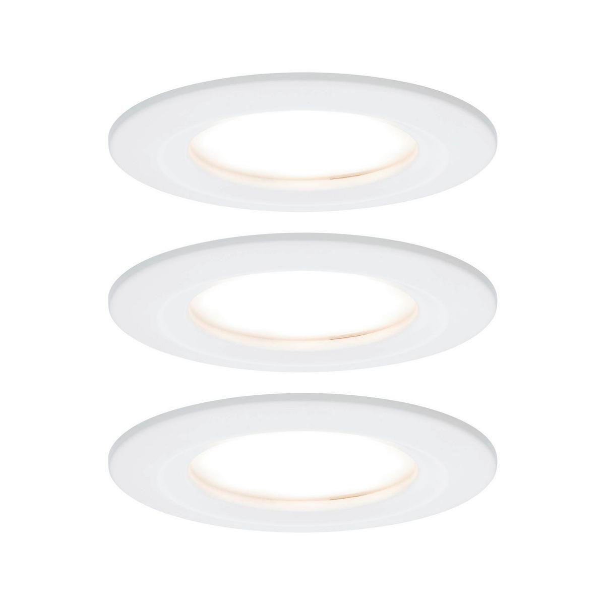 Deckenleuchte Nova max. 6,5 Watt, 3-teilig - Basics (8,4/8,4/3,0cm) - Paulmann