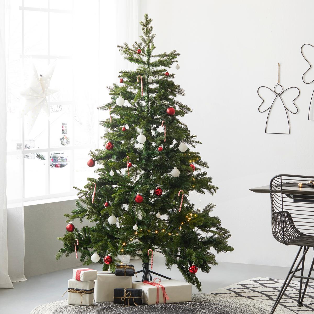 Weihnachtsbaum Brampton Grün - Basics, Kunststoff (127/185cm)