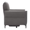 RELAXSESSEL CAPE TOWN - Dunkelgrau/Schwarz, MODERN, Holz/Textil (95/99/92cm) - Mömax