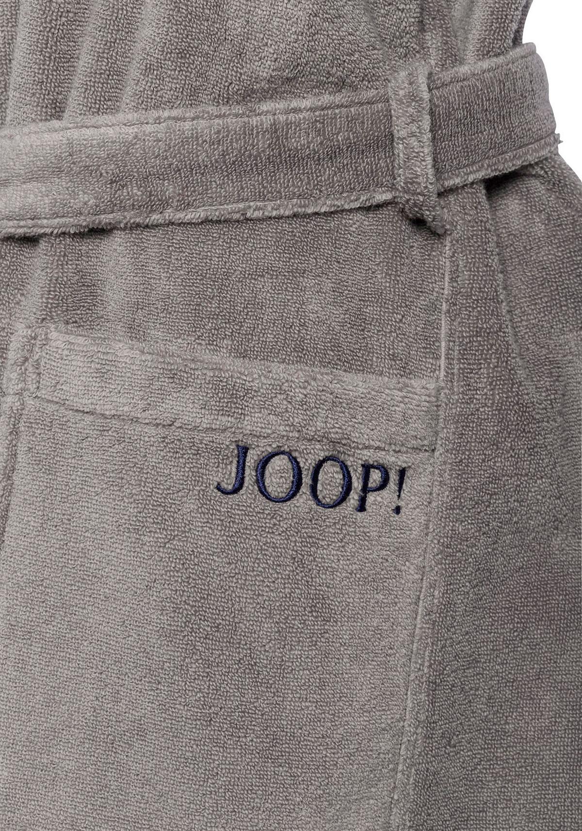 SZLAFROK KĄPIELOWY JOOP! MĘSKI - szary, Basics, tkanina (50/52null) - Joop!