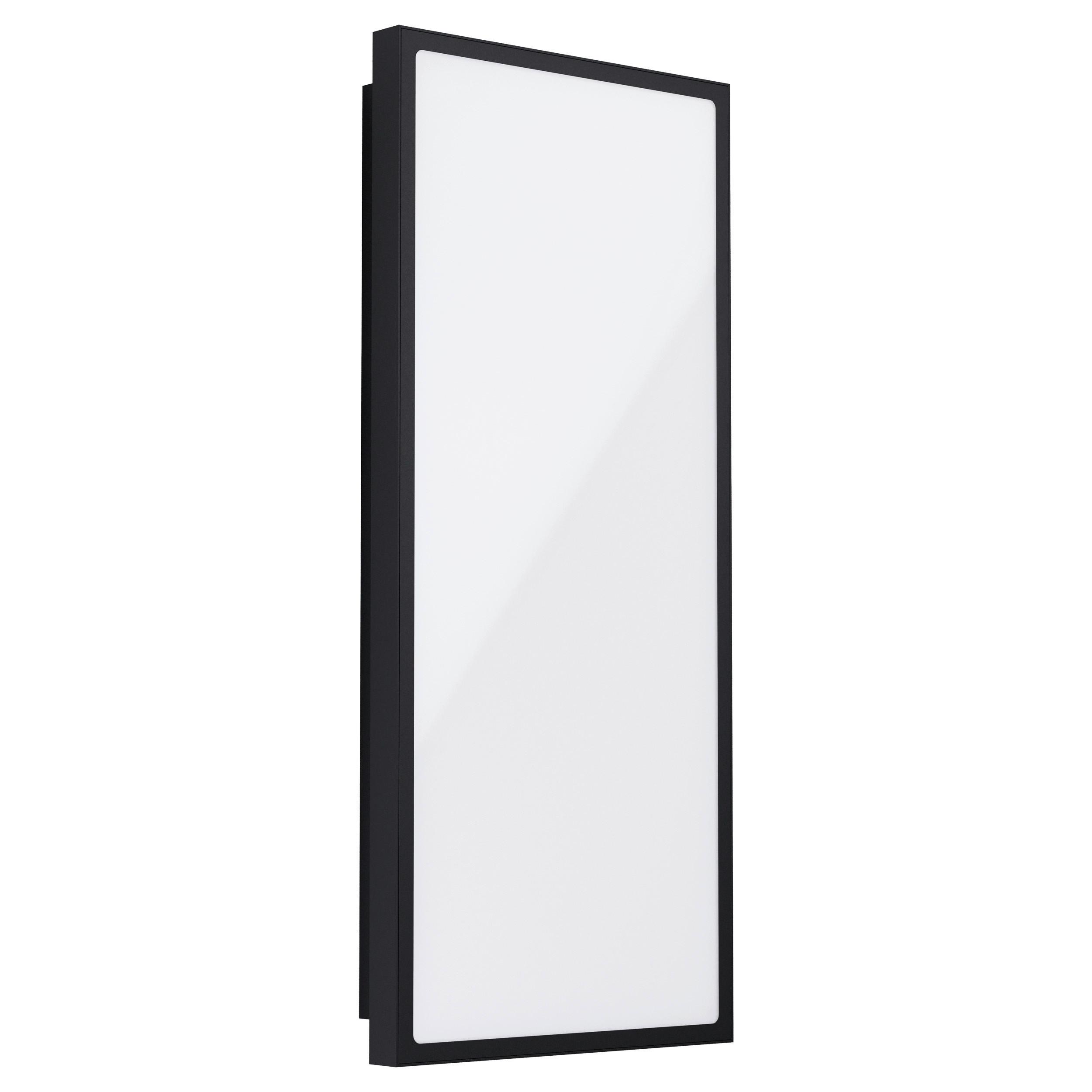 Aussenwandleuchte 99534 Casaz - Weiss/Schwarz, Basics, Kunststoff/Metall (25/6,5/57cm) - Eglo