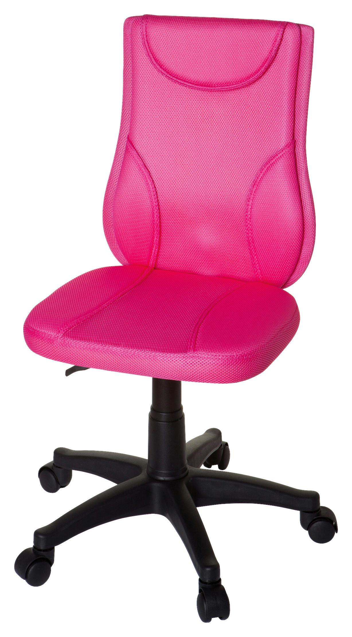 Jugenddrehstuhl Kiddy Base ca. 46x84-94x40 cm Pink - Pink, Basics, Kunststoff (46/84-94/40cm) - MID.YOU