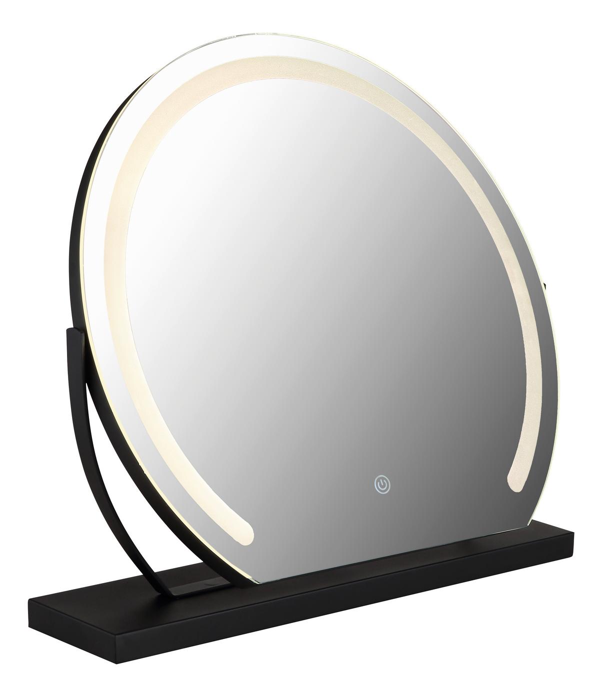 LEUCHTSPIEGEL 84038 - Basics, Glas/Kunststoff (52/48,5/12cm) - Globo
