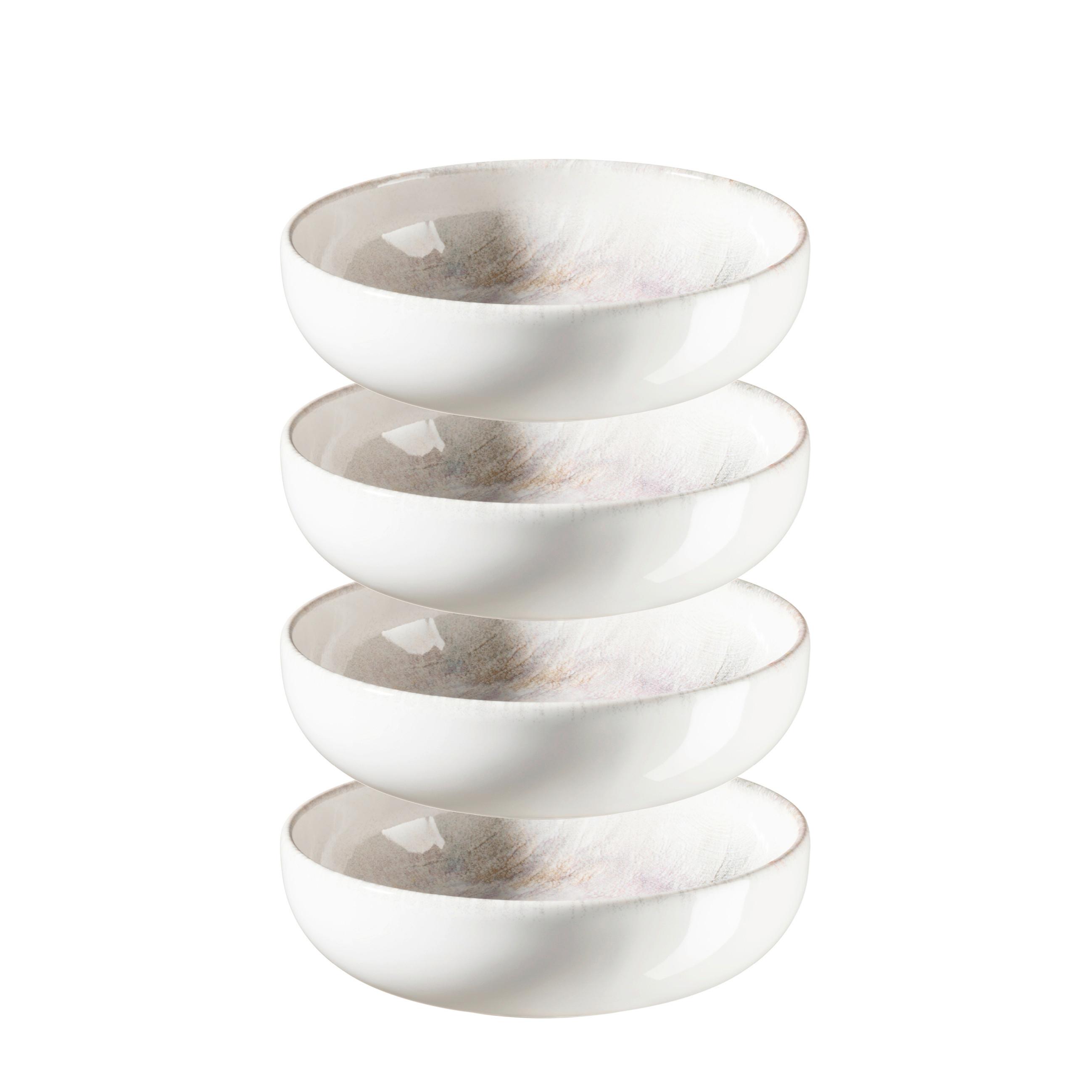 Müslischalenset 935635 - Weiss/Lila, Basics, Keramik (15,5/4,8cm) - Mäser